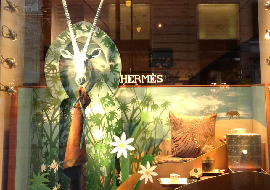 Showcase – Hermès Schaufenstergestaltung